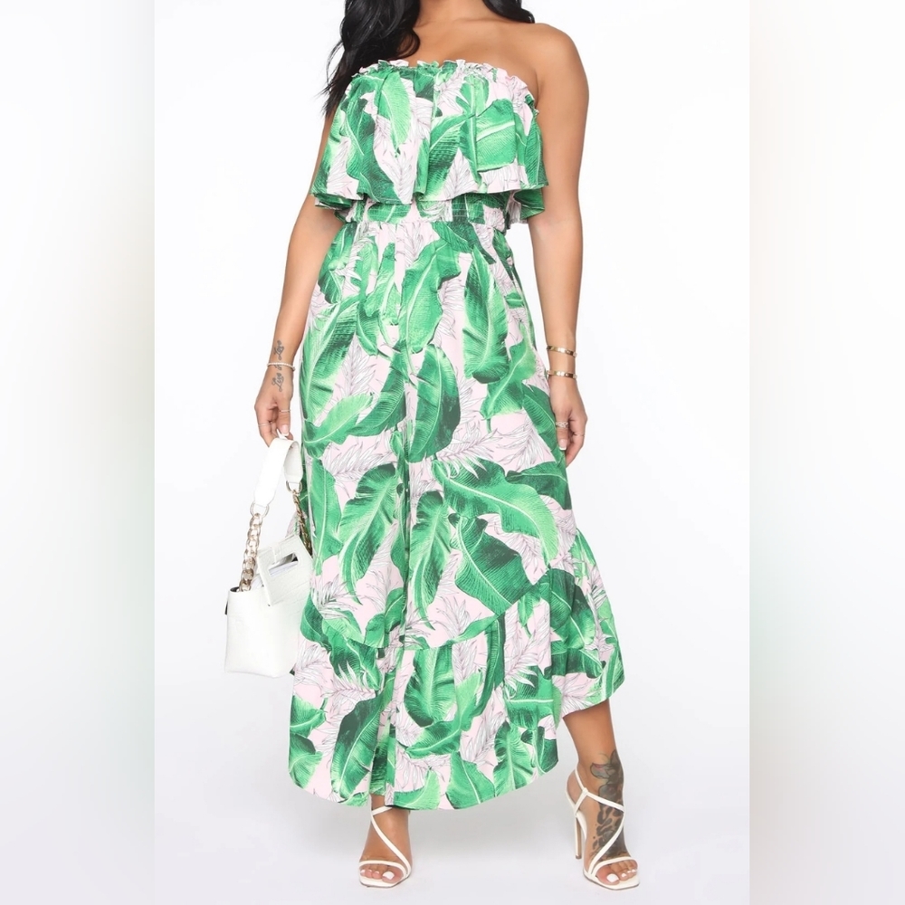 Jungle Sleeveless Jumpsuit